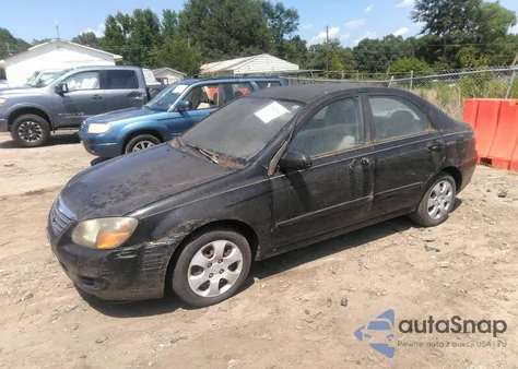 2009 Kia Spectra Ex из США, поврежденный, VIN KNAFE222995640761